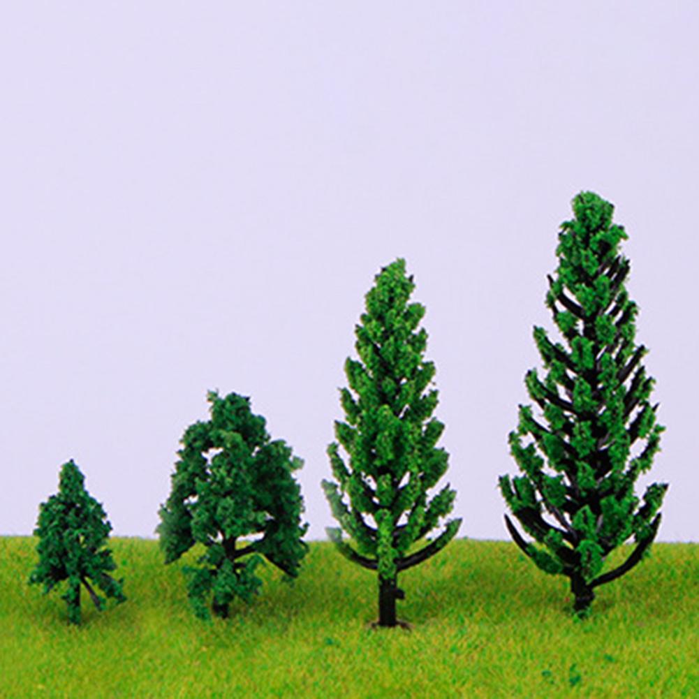 50pcs Trees Model DIY Green High Quality Landscape
