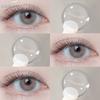 1 Pair Aurora Crystal Contact Lenses for Eyes Fashion Korean Softlens 14.2mm Eye Makeup Lens