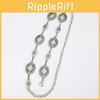 Metallic Ladies Waist Chain With Artistic Engraving For Casual Office Wear