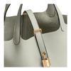 HERMES Picotin Lock Clemence Cow Leather Basket Bag, Bucket Bag, Handbag 18 Women's 0W Gris Neve Crystal Gray H056289CC0W