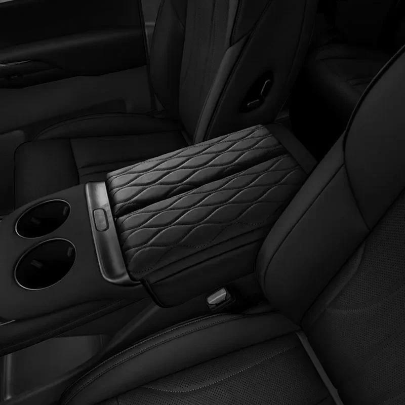 For 24 XPENG X9 Car Center Console Armrest Booster Pad Interior Modified Storage Armrest Box Cushion Heightener Central Box