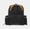 [Pre-Owned] The Rucksack Series Nylon And Leather Backpack Large - Very Good #1DN2X7S