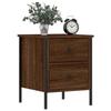 VidaXL Bedside Tables 2pcs Brown Oak 40x42x50cm Engineered Wood 825992