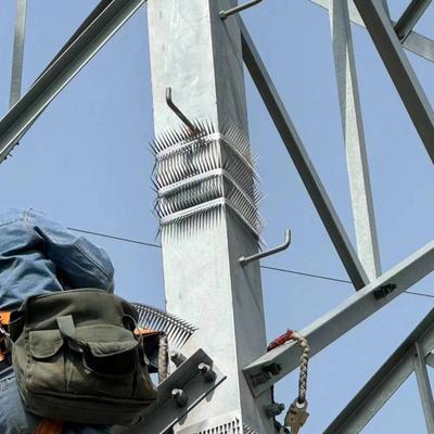 1 комплект шипов для защиты от крыс, шипы из нержавеющей стали для отпугивания птиц с завязками, шипы для защиты от белки