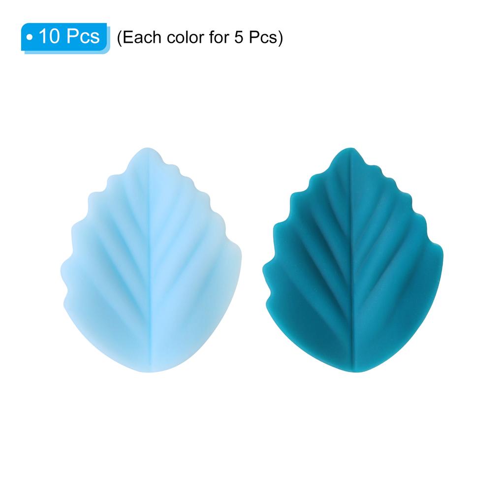 10 шт. Защитные наконечники для спиц в виде листьев, стопоры для кончиков, колпачки для кончиков, аксессуары для вязания крючком и спицами