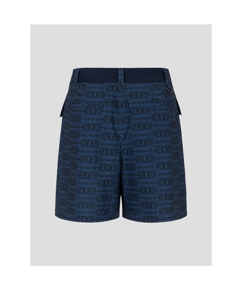 BEANPOLE GOLF Women'S Chain Pattern Half-Length Shorts - Navy