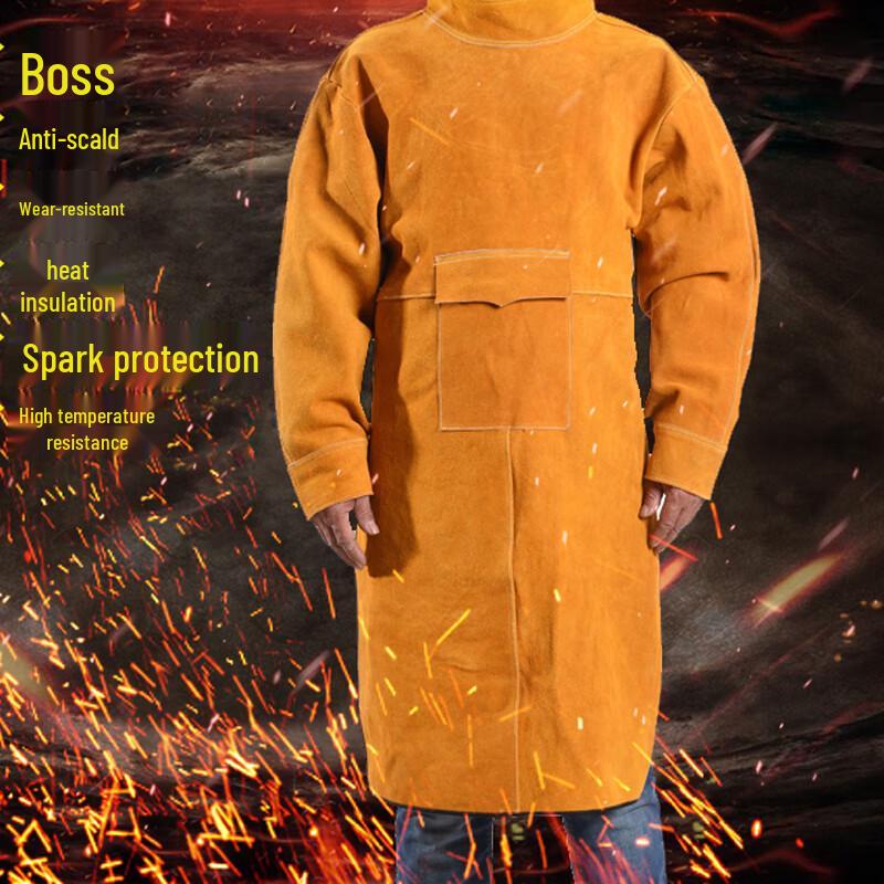Manluo Leather Flame Retardant Welding Apron