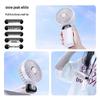 Portable Handheld Folding Fan - Rechargeable Mini Fan for Office & Classroom Desk