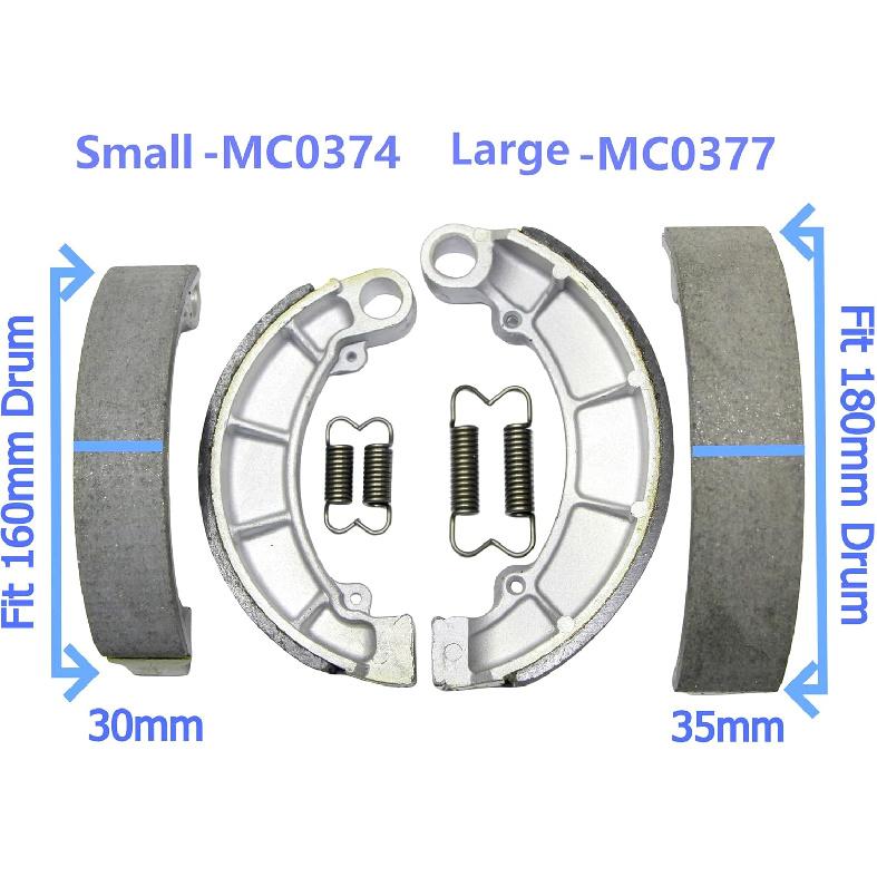 Задние тормозные колодки для Honda TRX 350 400 420 450 500 Fourtrax Foreman Rancher MC0374
