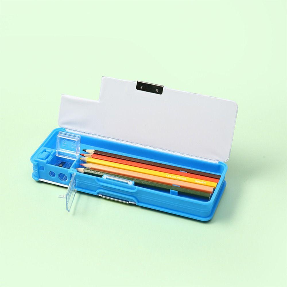 Пенал с дизайном астронавта, двухслойный ящик для хранения канцелярских принадлежностей, мультяшный пенал для мальчиков/девочек