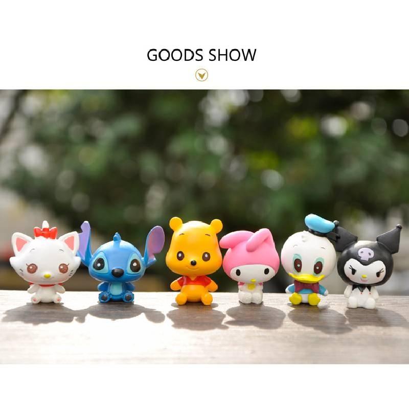 Милые ПВХ Мультяшные Животные Куклы Миниатюрные Коллекционные Фигурки Веселая Слепая Коробка Для Всех Возрастов