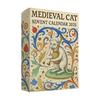 Medieval Cat Advent Calendar 2025 24 Day Christmas Countdown with 24 Collectible Medieval Cat Acrylic Ornaments for Cat Lovers Art Fans