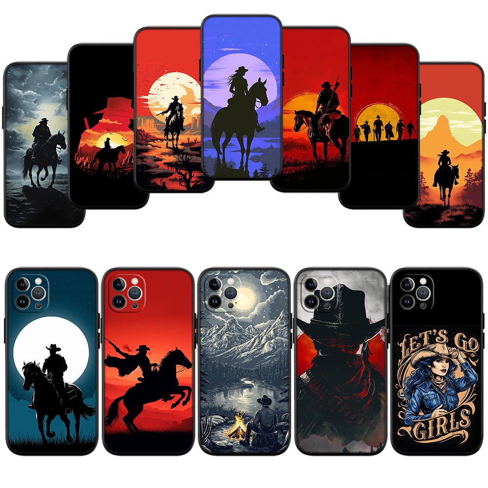 RP25 Cowboy New High-End Shell Phone Case for Redmi Note 10 11 12 Pro Max 10S 10C 10T 11A 11S 12S 12C