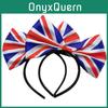 Платиновый юбилей Union Jack Бандана-галстук-бабочка Ободок для волос Для мужчин и женщин Идеально для празднований