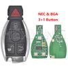 HE BGA Type Sopport BGA&NEC Universal 315/433MHz Variable Frequency Fob Car Remote Key For Mercedes Benz A C E S Class W203 W212