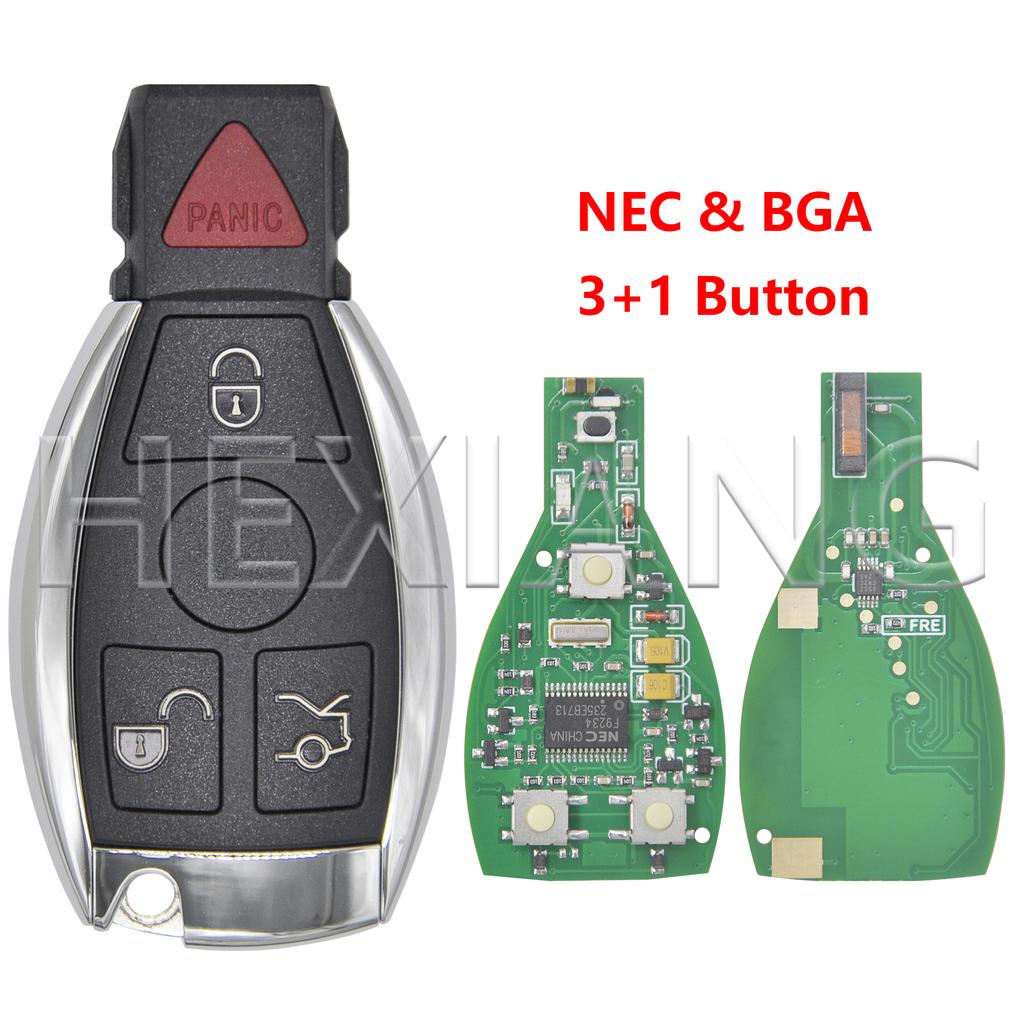 HE BGA Type Sopport BGA&NEC Universal 315/433MHz Variable Frequency Fob Car Remote Key For Mercedes Benz A C E S Class W203 W212
