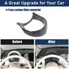 For Fiat 500 2016-2026 Real Carbon Fiber Car Center Control Display Frame Cover Sticker Car Interior Accessories