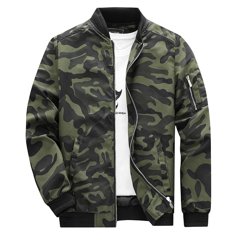 Camouflage Jacket Men 'S Casual Jacket Autumn Stand Collar Jacket