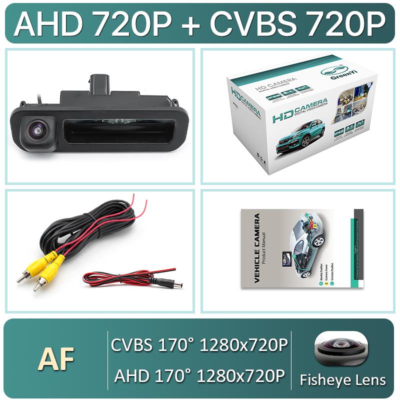 GreenYi 170 Degree 1920x1080P HD AHD Night Vision Vehicle Rear View Camera For Ford Focus 2012 2013 Focus Mondeo 3 car