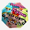 Personalized Name The Powerpuff Girls Print Umbrella - Automatic Open/Close, Eight-Rib Durable Frame, Automatic Folding Umbrella