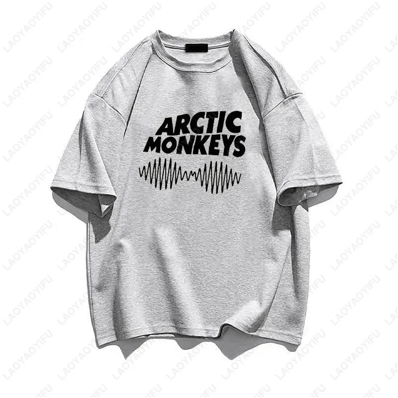 Arctic Monkeys Одежда Женская Футболка Мужская Манга Повседневная Белая Футболка Футболка Одежда Манга Летняя Мода Классический Стиль Футболка