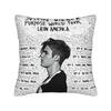 Justins Biebers Pillow Cover Print Cushion Cover Morden Pillow Case For Couch Sofa Bedroom