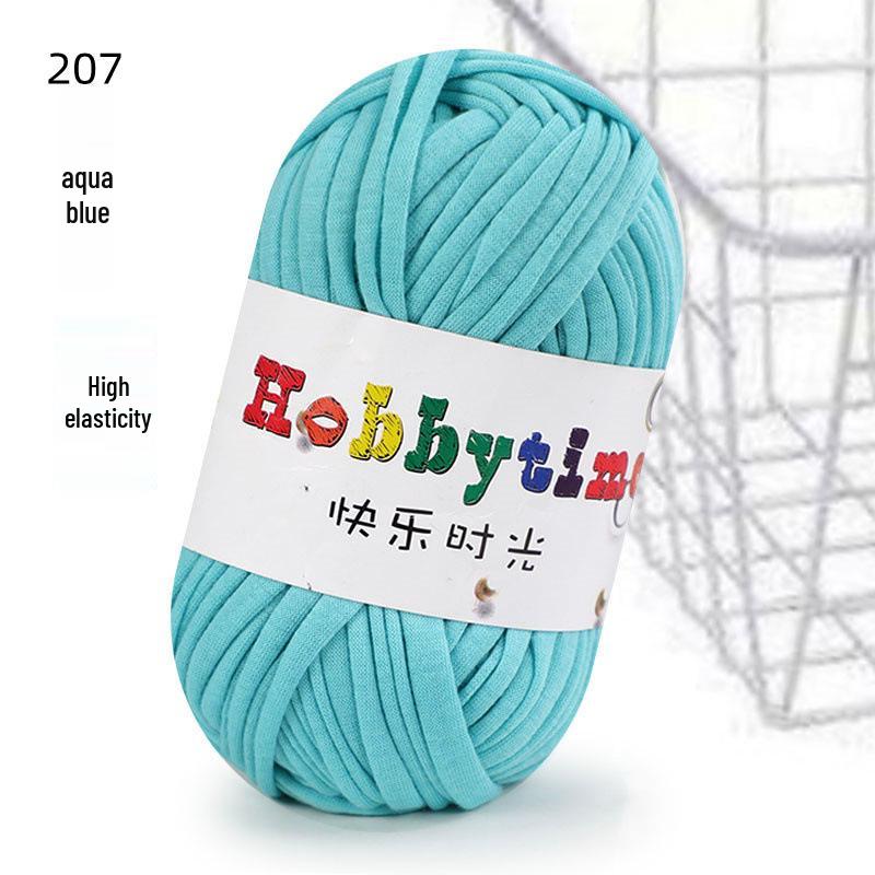 Пряжа из полосок ткани DIY Набор для вязания крючком: Сумка ручной работы, Материал для вязания подушек, ковров и кукол