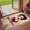 Crystal Velvet Rug Custom Name Text, Soft Non Slip Floor Mat Home DecorBetty Boop