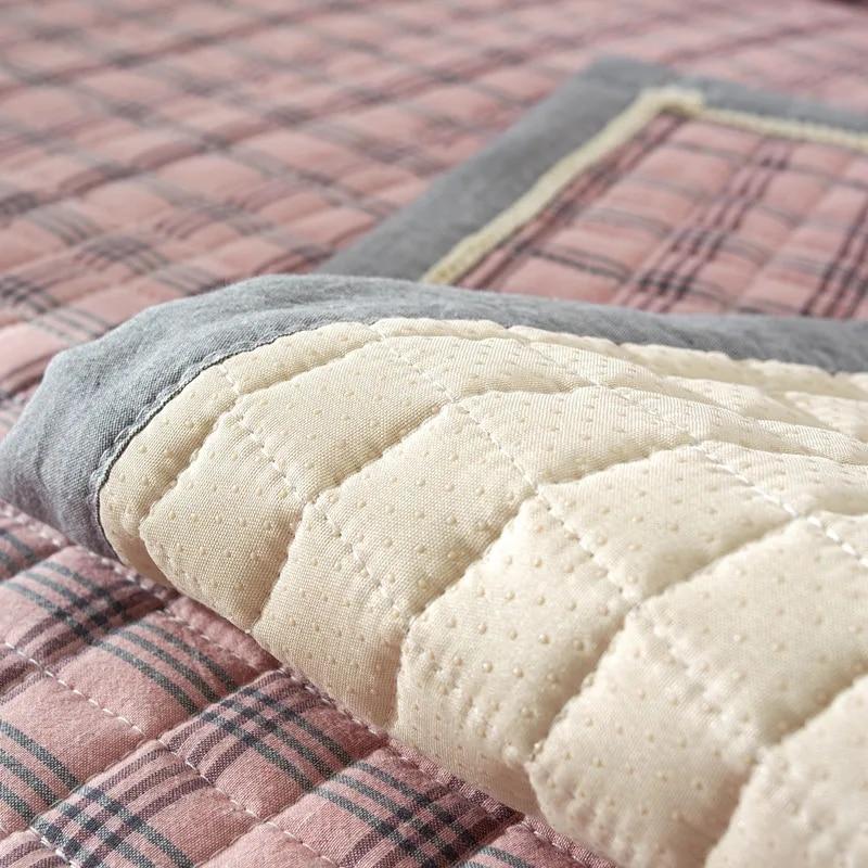 1 PCS Cotton Red Plaid Sofa Cover Towel Multi-size Couch Backrest Armrest Seat L Shape for Living Room Modern Minimalist Corner