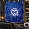 Wall Hanging Tapestry Portsmouth FC Print Cloth for Living Room Bedroom Home Decor