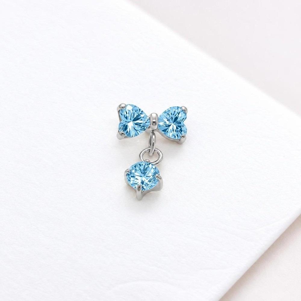 Dangle Charm Body Piercing Jewelry G23 Titanium Ear Piercing Stud Cartilage Piercing