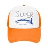 Super Tuna  Funny Tuna Fish Foam Mesh Trucker Hat Fashion  Summer Cooling Meshback Snapback Cap Adjustbale For Casual Headwear
