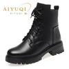 Winter Shoes Boots Women Large Size  Non-slip Women's Snow Boots Genuine Leather Warm Women's Ankle Boots