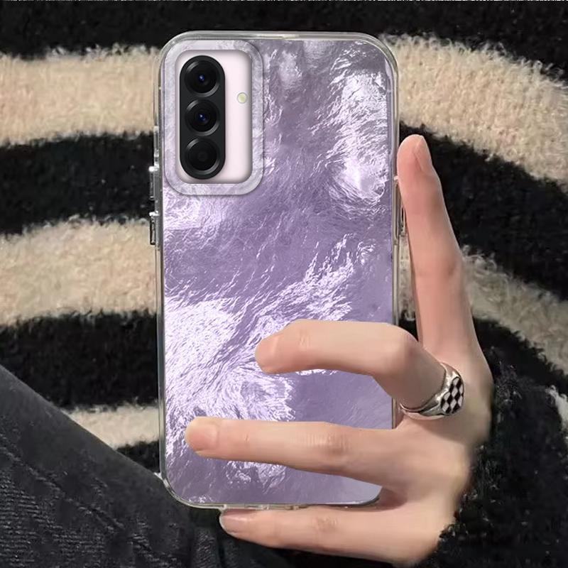 Градиентная Ледяная Текстура Чехол для Девочек для Samsung Galaxy A56 A16 A26 A36 A06 A55 A35 A25 A15 A12 A32 A54 S24 S25 S22 S23 FE Чехол