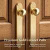 Modern Luxury Minimalist Gold Cabinet Handles Premium Drawer Wardrobe Knobs Furniture Hardware for Home Decor