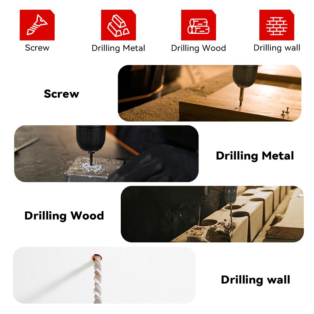 ONEVAN 1000 Вт бесщеточная электрическая ударная дрель 450 Нм 25+3 крутящий момент 3 в 1 электрическая беспроводная отвертка инструмент для Makita 18v аккумулятор