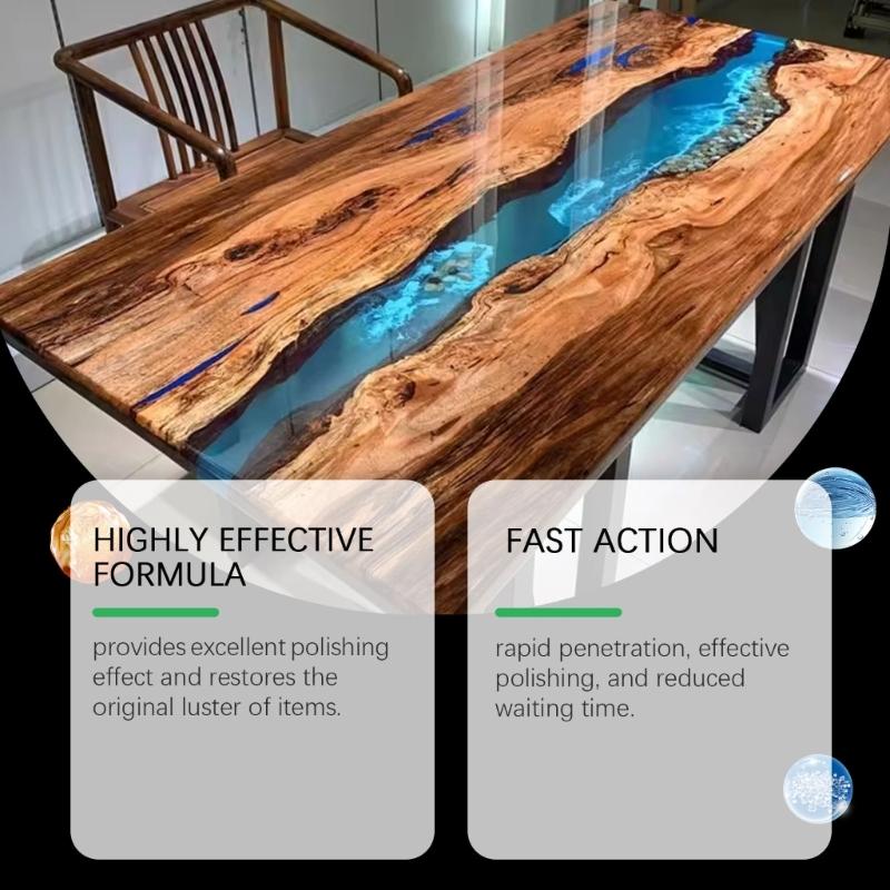 Professional Resin Polishing Set Polish Compound Sandings Sponges Scrapers For DIY Craft Projects And Surfaces Refinishing