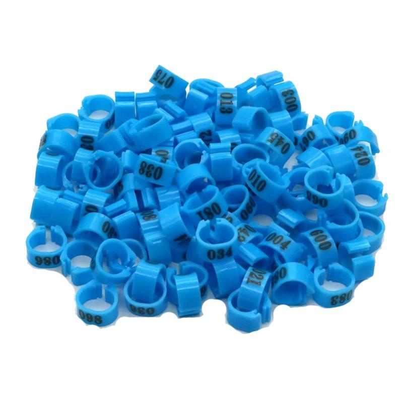 50 шт. Внутренний диаметр 12 мм 14 мм Пластиковые клипсы-кольца для голубей Цветные ножные кольца для голубей №1-50 Ножные кольца для домашней птицы