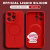 Liquid Silicone Magnetic Phone Case For iPhone 15 14 16 Plus 16E 11 12 13 16 Pro Max SE4 Magsafe Charge Protector Cover