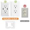 Socket loose fixing plug 20 pcs US standard socket conversion cover US 2-pin socket converter