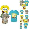 Cute 3d Spongebob Squarepants Cartoon T-shirt For Boys And Girls