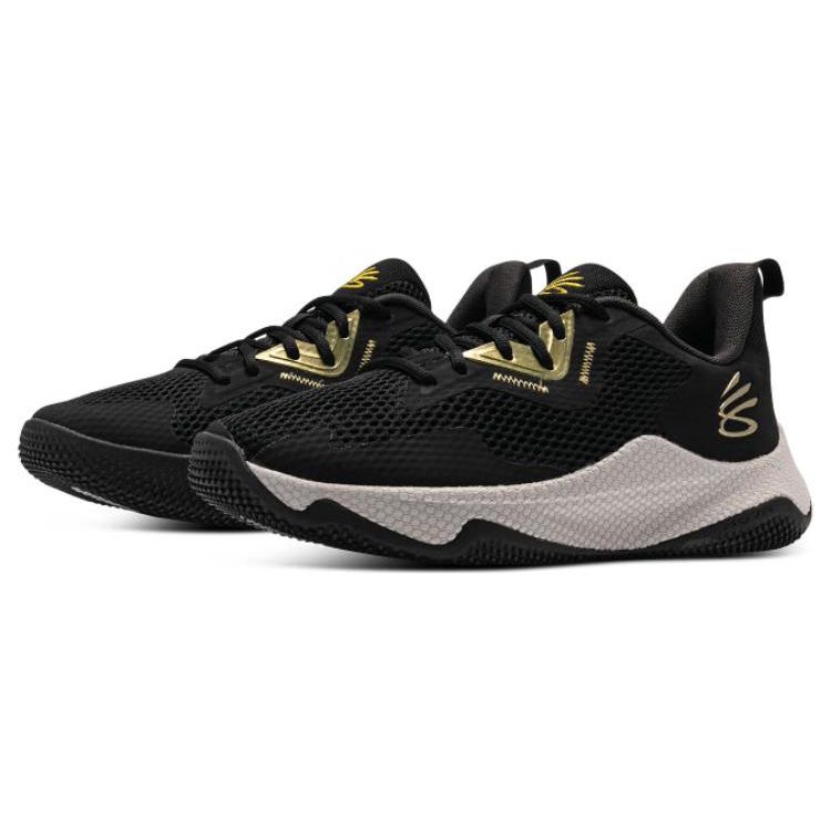 Curry Brand Curry HOVR Splash 3 Мужские кроссовки Black Gold Jet-Grey 3026275-001