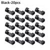 20Pcs Self Adhesive Cable Management Clips Cable Organizers Sticky Wire Clips Cord Holder for Laptop Ethernet Cable Desktop Home