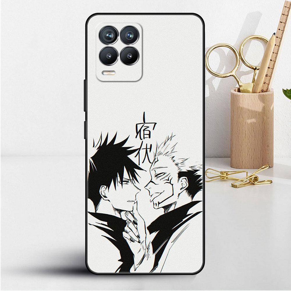 Милый чехол с изображением аниме Jujutsu Kaisen для Realme 8 C21y GT Neo 2 3 8i C21 7 C11 6 C12 C35 C3 GT 9 Pro C12, силиконовый чехол из ТПУ для телефона