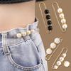 8 Pcs Women'S Metal Leak Proof Brooch Korean Fashion Flip Clothing Corset Brooch Diy Accessories Waist Pin Shawl Buckle Pin
