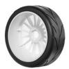 1/8 Short Truck Tires Plastic Wheel Rims 17mm Hex for 1:8 RC Off-road Car Buggy Arrma HSP HPI Traxxas Redcat Losi Kyosho Parts