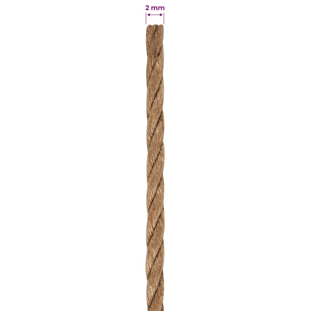 Jute Twine 2 pcs 2 mm 100 m Natural 100percent Tossa Jute