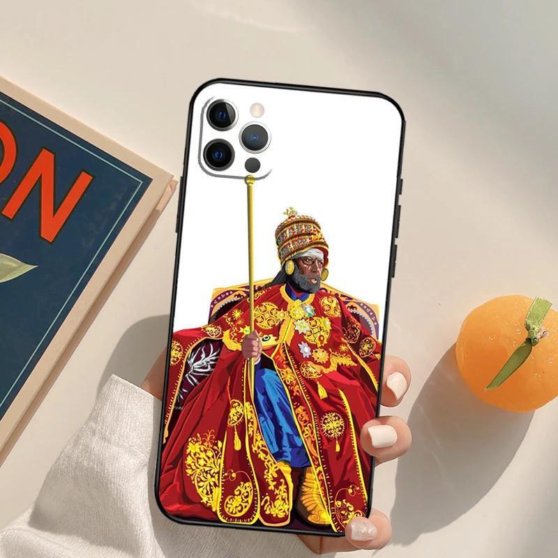 Чехол для мобильного телефона Apple IPhone15 Pro, чехол для мобильного телефона с изображением эфиопского императора Адвы Менелика II