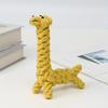 Хлопковая веревочная игрушка для собаки Пипи набор моделирование животного плетеная игрушка узел против скрежета зубов игрушка для собаки