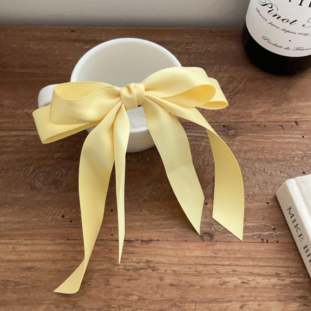 Ballet Ribbon Bobby Pin Solid Braiding Hair Tool Elegant Bowknot Hair Clip Women Girls